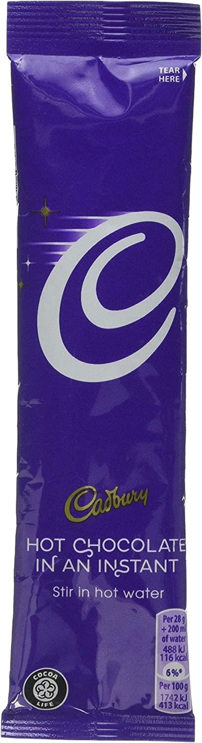 Cadbury Hot Chocolate Sachets 50 x 28g Sachets Just Add Water