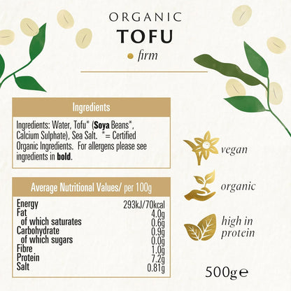 Biona Organic Plain Tofu 500gm