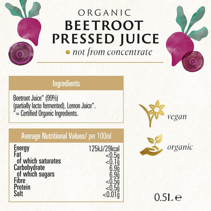 Biona Organic Pressed Beetroot Juice 500ml