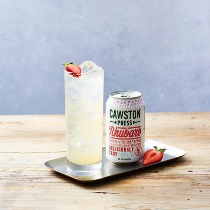 Cawston Press Rhubarb & Apple Can 24 x 330ml