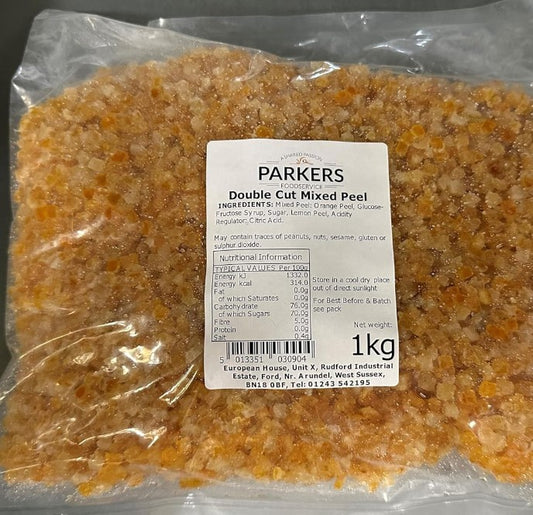 Parkers Double Cut Mixed Peel 1kg