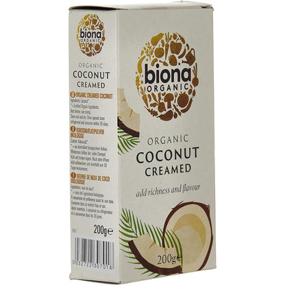 Biona Organic Creamed Coconut Block 200gm