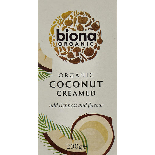 Biona Organic Creamed Coconut Block 200gm