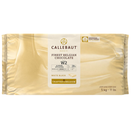 Callebaut 28% White Chocolate Block 5KG