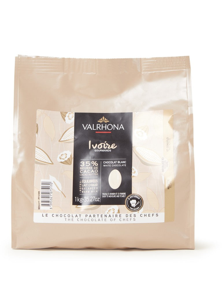 Valrhona Ivoire 35% white Chocolate