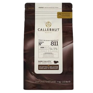 Callebaut 54.5% Plain 811 Chocolate Callets