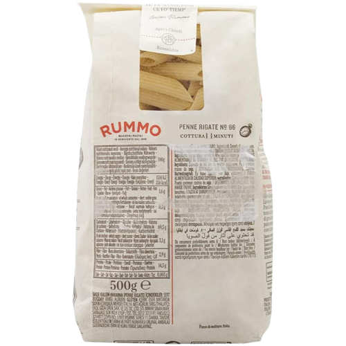 Rummo Premium Italian No. 66 Penne 500gm