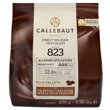 Callebaut 823 Milk 33.6% Chocolate Callets