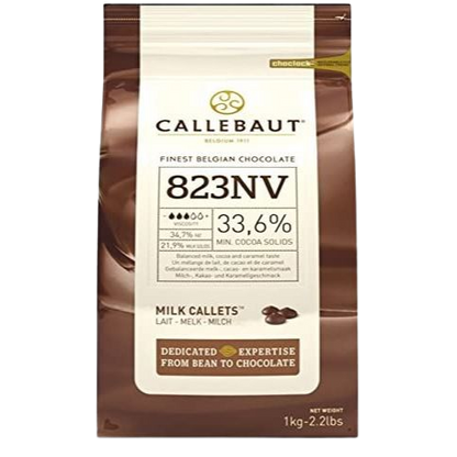 Callebaut 823 Milk 33.6% Chocolate Callets