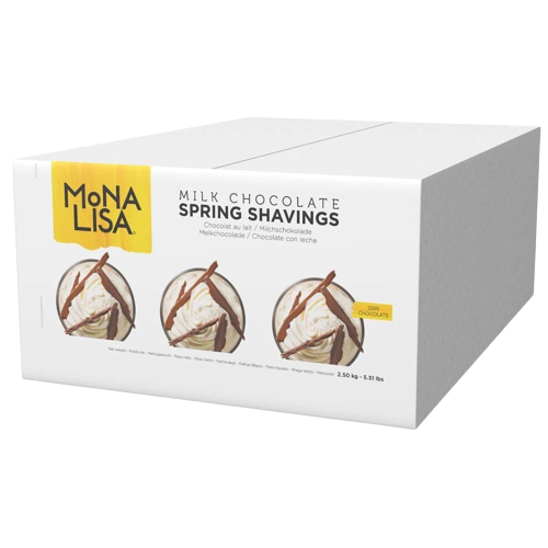 Mona Lisa Milk Chocolate Shavings 2.5kg